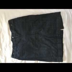 dark wash j crew pencil jean skirt!!!